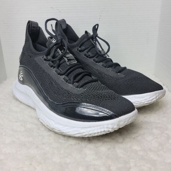 Under Armour Curry Flow 8 Men's Sneaker Size 12 Black White Stephen 3024… - Picture 1 of 11